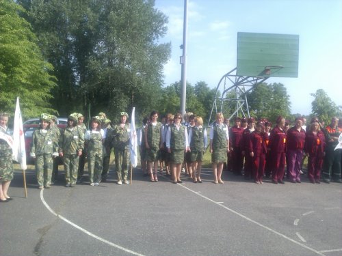 Районные соревнования среди сандружин и пожарных отрядов