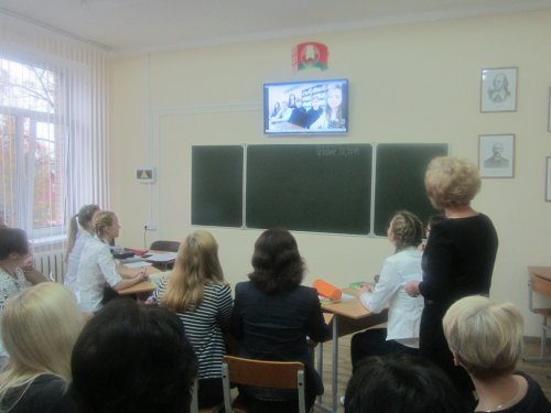 Фрагмент урока ў 11 класе па английскай мове