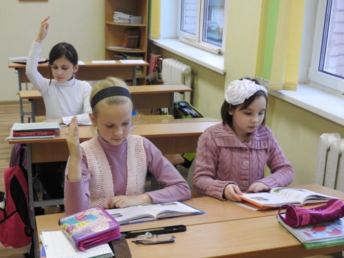 Урок английского языка в 4-м класе