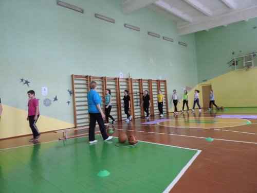 Урок физической культуры в 8 классе. Учитель Шейко А.А.