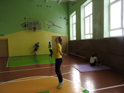 Урок физической культуры в 8 классе. Учитель Шейко А.А.
