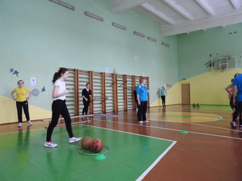 Урок физической культуры в 8 классе. Учитель Шейко А.А.