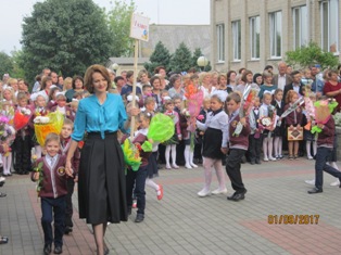 Линейка, посвященная 1 сентября