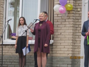 Линейка, посвященная 1 сентября