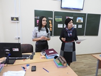 13 октября на базе гимназии состоялось занятие  районной Школы молодого учителя
