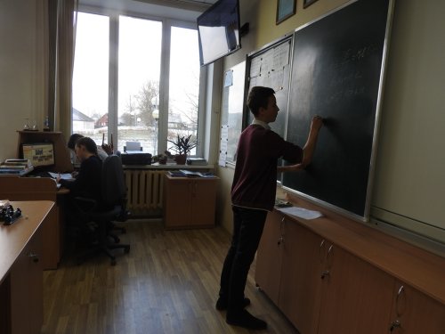 Урок физики в 8-м классе