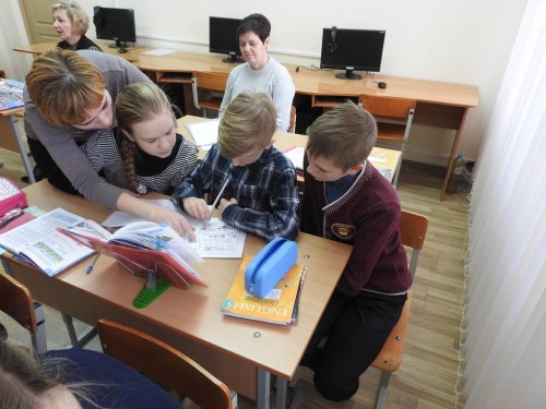 Урок английского языка в 5-м классе