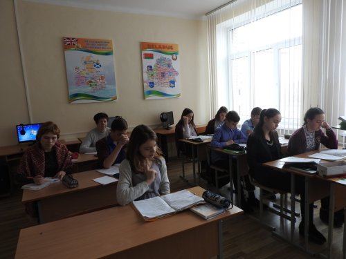 Урок английского языка в 8-м классе. Учитель Голуб Е.Т.