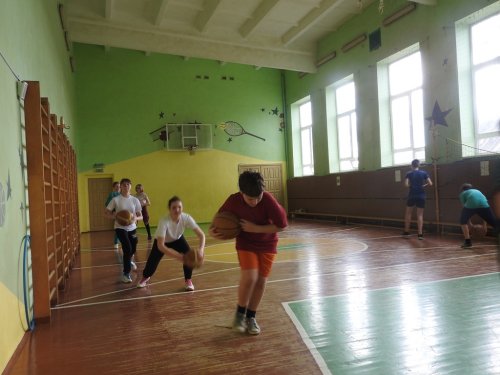 Урок физической культуры в 7 классе. Учитель Лапич Р.В.