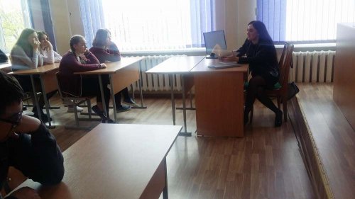 Встреча учащихся 8 – 11 классов с психиатром-наркологом Урбанович А.Л.