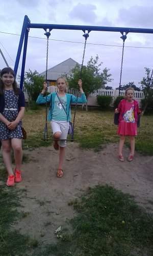 Спортивная  площадка в действии