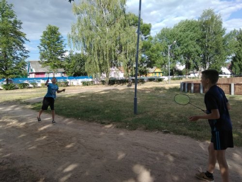 Спортивная площадка в действии