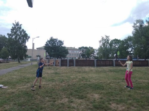Спортивная площадка в действии