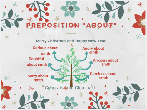 Preposition "about"
