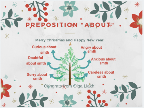 Preposition "about" Preposition "about"
