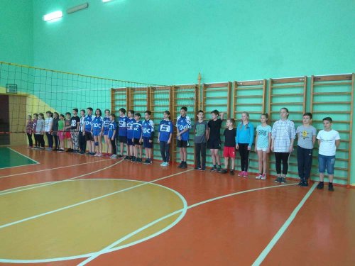 Районные соревнования по пионерболу