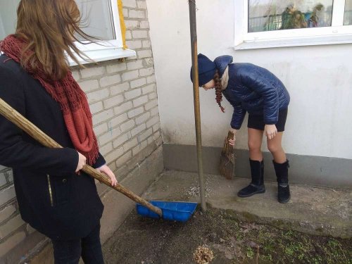 Волонтёрский отряд "Юные тимуровцы"