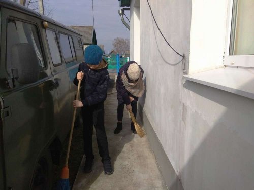 Волонтёрский отряд "Юные тимуровцы"