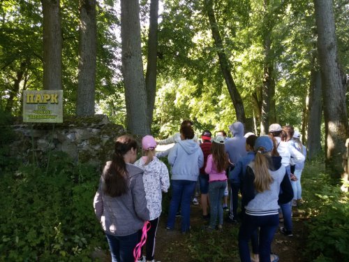 Лагерь "ПАТРИОТ". День 3. Экскурсионный поход по местам Тышкевича в д.Вердомичи