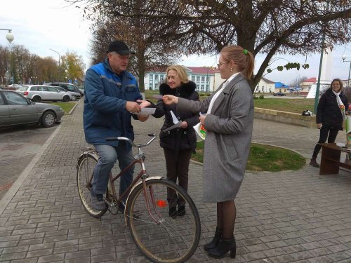 Пикет в поддержку кандидата в депутаты Палаты представителей Национального собрания Республики Беларусь