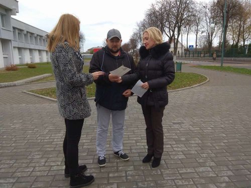 Пикет в поддержку кандидата в депутаты Палаты представителей Национального собрания Республики Беларусь