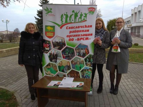 Пикет в поддержку кандидата в депутаты Палаты представителей Национального собрания Республики Беларусь