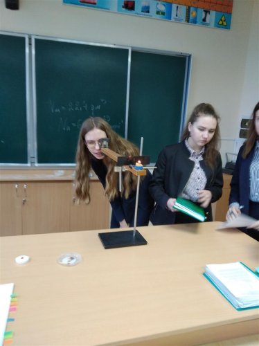 Лабораторная работа "Измерение длины волны" в 11 классе