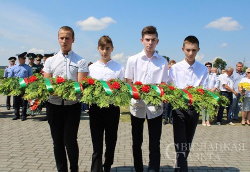 Мітынг, прымеркаваны да 76-й гадавіны вызвалення Свіслаччыны ад нямецка-фашысцкіх захопнікаў