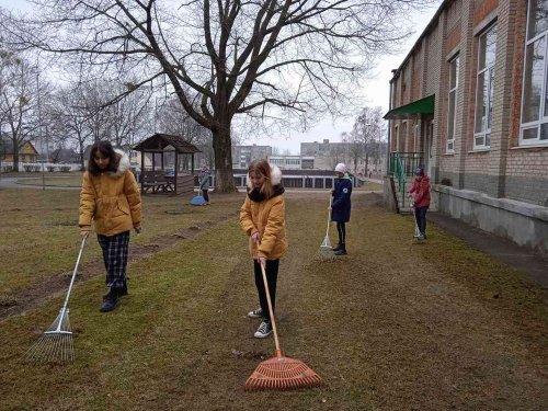 Трудовая акция «Чистый двор»