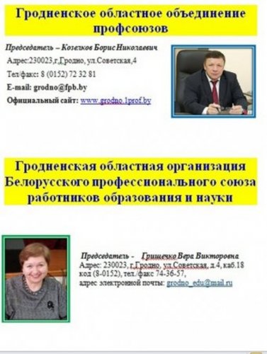 Вышестоящие организации