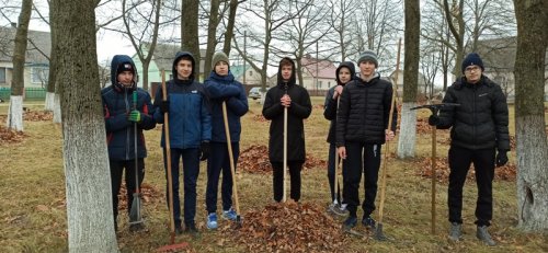 Трудовая акция по благоустройству города