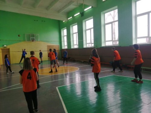 Дружеская встреча по волейболу
