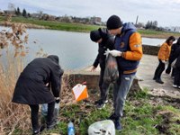 В рамках областной акции "Чистый берег"