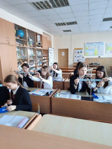 Лабораторная работа "Рычаги" (9б класс)