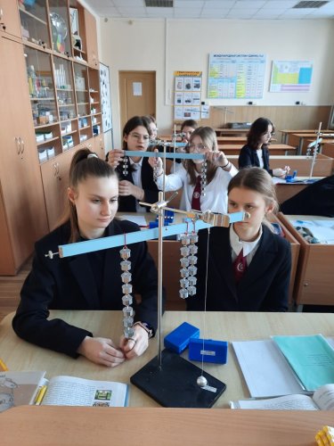 Лабораторная работа "Рычаги" (9б класс)
