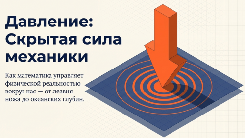 Давление. Скрытая сила механики